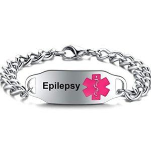 Pre-Engraved Medical Alert ID Bracelet